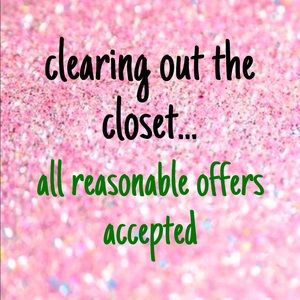 Clearing out the closet…